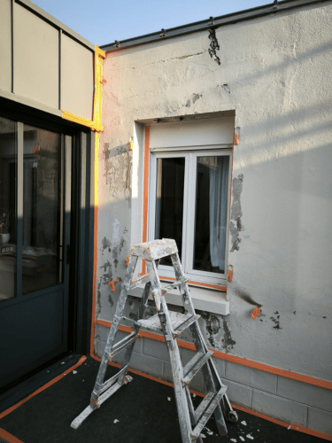 peinture façade les moutiers en retz